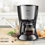 HD7434美式全自動煮咖啡壺防滴漏咖啡機家用小型 交換禮物