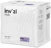Invizi Pads Regular Disposable Incontinence Pads – Slimline Pads for Light Bladder Leaks, Fast Absorption, Odour Control, Skin-Friendly & Comfortable Fit for Day & Night Use - 30 Pack