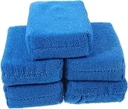 BELLIFFY 5Pcs Polishing Pads Car Washing Towels Durable Applicator Towels for Detailing Waxing and Cleaning for Car Care and Maintenance