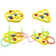 EVA Floating Foam Rings Throw Pool Game Toy with Balls Floating Foam Rings Toy