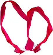 [SALFEE] 200cm Hand-Made Flowy Red Belly Dancing Streamers Professional Stage Props Accessory