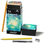 [YSLON] 72 Colored Pencils Professional Coloring Pencils Sketch Colored Drawing Pencils Artist Pencils Color Pencils for Kids and Adults Coloring Art Color Pencil Set