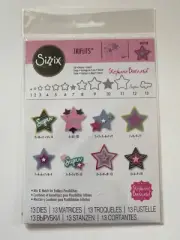 Sizzix Stars Triplits by Stephanie Barnard Die Set*New