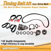 Timing Belt Kit & Gates Drive Belt for Mazda 323 BA 1.8L DOHC BP 1994-1998