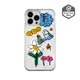 韓國原廠｜〈Sharon 6〉Doodle Flower 塗鴉花 iPhone 15 系列透明防摔手機殼 / 四種規格