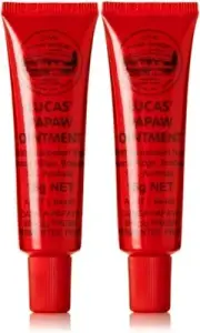 Lucas Papaw Ointment 15g Tube with lip applicator - TWIN Pack for value by Lucas