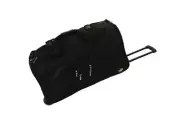 Rockland Luggage 30 Inch Rolling Duffle Bag Black Medium Expandable Skate Wheels