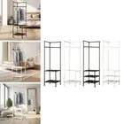 Coat Rack Garment Rack Handbag Floor Bedroom Shelf Living Room Wardrobe Space