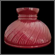 ALADDIN LAMP RUBY SWIRL SHADE N392R CASED GLASS 10 inch FITTER - New in the Box