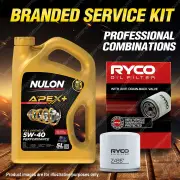 Ryco Oil Filter 5L APX5W40 Engine Oil Kit for Subaru Forester Impreza Liberty