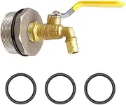 1/2 inch Garden Lever Tap Valve, Metal Hose Plug, Outdoor Bib Tap, Double Outlet Faucet, Outside Tap Kit, Ball Valve for Garden, Household Industry