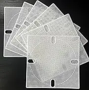 Rolling Fun 6-Pack Rice Paper Rolling Tray R22 Square Design - Vietnamese Cuisine Tool