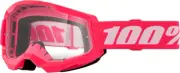 100% Strata 2 Junior Goggles OSFM Pink Clear Lens
