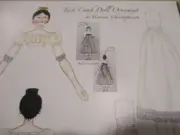 Victoria Christopherson Paper Doll TUCK COMB DOLL ORNAMENT Uncut Pattern
