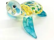 Hand Blown Art Glass,Sea Turtle Miniature Animals Collection