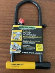 Kryptonite Extra Large Padlock Lock 10.2 cm X 29.2 cm 4” X 11 1/2” With 2 Keys