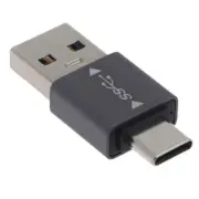Conversion Adapter USB3.0 to Type-C Connector for Phones Laptop PC Computer