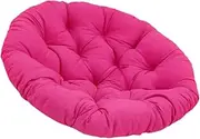 WeiLaiKeQi Circular Chair Cushion, Lightweight Floor Pillow for Indoor and Outdoor, Rose red, as described