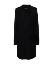 Ann Demeulemeester Single-Breasted Coat IT42 Black
