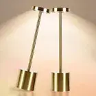 LED Table Lamp Cordless Touch Desk Lamp Rechargeable Bedside Bar Dimming Light#C