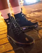 Dr Martens x Herschel comb II black sz 9M 10W 27403001 LIMITED EDITION SOLD OUT