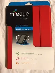 5 PACK M-Edge Trip 360 Case Kindle Fire HD 8.9" Red / Brown New A91-TR-C-PG