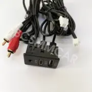 Car USB TYPE-C RCA AUX Socket Panel Extension Cable For Car Android Navigation (for: Daihatsu)