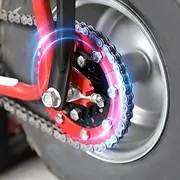 CHANGCHENG 420 Chain 40T Split Sprocket 7075 Aluminum Universal for Coleman CT200U BT200X 212cc 196cc 6.5hp 5.5hp Mini Bike & Go Karts Inner Black and Outer Red
