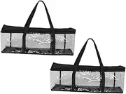 2pcs Portable Storage Bag Cd Albums Holder Cd Storage Organizer Game Carrying Case Video Games Bag Books Holder Case Black Polyester