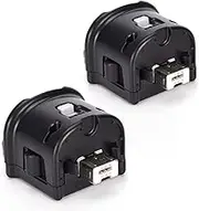 LACTIVX Wii Motion Plus Adapter, 2 Packs Upgraded Motion Attachment for Wii Remote Controller (Black)