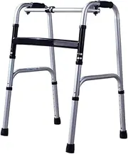 Walker Walking Frame Mobility Aids, Home Light Walking Frame Lightweight Aluminium with Wheels Sturdy Walking Device and Support Little Surprise