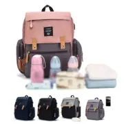 USB Design Mummy Bag Diaper Bag Baby Care Nappy Bag Large Capacity Mom Backpack