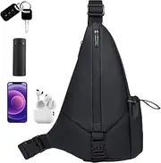 [Generic] Waterproof Sling Bag For Men - Sling Backpack | Waterproof Shoulder Bag, Triangular Single Strap Backpack For Men Hiking Travel
