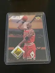 1993-94 UPPER DECK Michael Jordan #438 - BREAKAWAY THREATS Chicago Bulls
