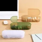 Plastic Data Line Storage Container Power Cord Sundries Organizer Travel