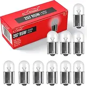 Xtremeauto X10 207 R5W Bulbs - 12v Car Bulbs, Side Light Tail Light Brake Number Plate Interior Motorcycle Light 12V 5W Bulb R5E 12V Bulb,X10 R5W 12V Bulb