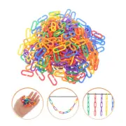 plastic links for kids plastic chain kids toy Parrot Educational Hooks Chain