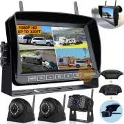 Wireless Backup Camera for RV Truck Trailer Camper Bus 5th Wheel 3 Rear/Side ...