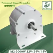 2000W Wind Turbine Generator DIY PMG Household Use Maglev 24/48V Water Turbine