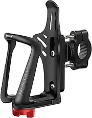 Lamicall Bike Water Bottle Holder - [for 1.9-2.8" Diameter Bottles] [for Handlebar & Frame] Motorcycle Cup Holder, Bicycle Cycling Drink Cage with Screw Tool, Fit Standard and Smaller Size
