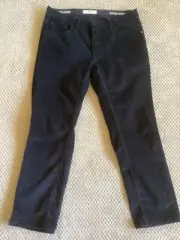 BRAX Men's Navy Blue Hi-Flex Cord Style.Chuck Corduroy Pant 34/34 New NwT
