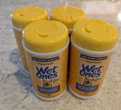 Wet Ones Pets Multi-Purpose Dog Wipes Aloe Vera (pack of 4)