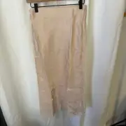 By Anthropologie Liquid Shine Bias-Cut Skirt XS