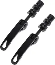 Totority 2pcs Quick Release Skewer for Bike Wheel Hub Durable Suitable for MTB Mountain and Road Bikes Easy Installation Black