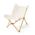 Boucle Camping Chair Lightweight Aluminium Frame Soft comfort Back Rest Foldable