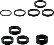 VENZO Alloy Road Bike Bicycle MTB Fork Steerer Headset Spacers 1-1/8" 9PCS Kit Set 2mm, 3mm, 5mm, 10mm, 15mm