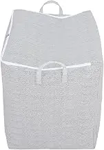 NOLITOY Capacity Clothes Storage Bag Zipper and Handles Fabric Organizer for Blankets Comforters Wardrobe under Bed Storage Non-woven Material