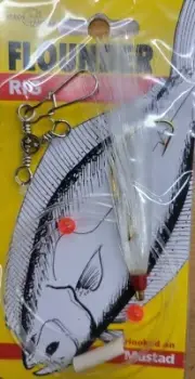 Jeros Tackle Flounder Rig White Hair