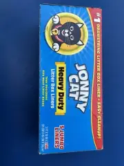 Jonny Cat Heavy Duty Litter Box Liners Tear Resistant Kitty Pets 1 Box