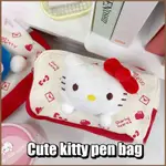 SY 三麗鷗 HELLO KITTY 卡通可愛鉛筆盒學生鋼筆收納袋女孩大容量化妝包文具禮品